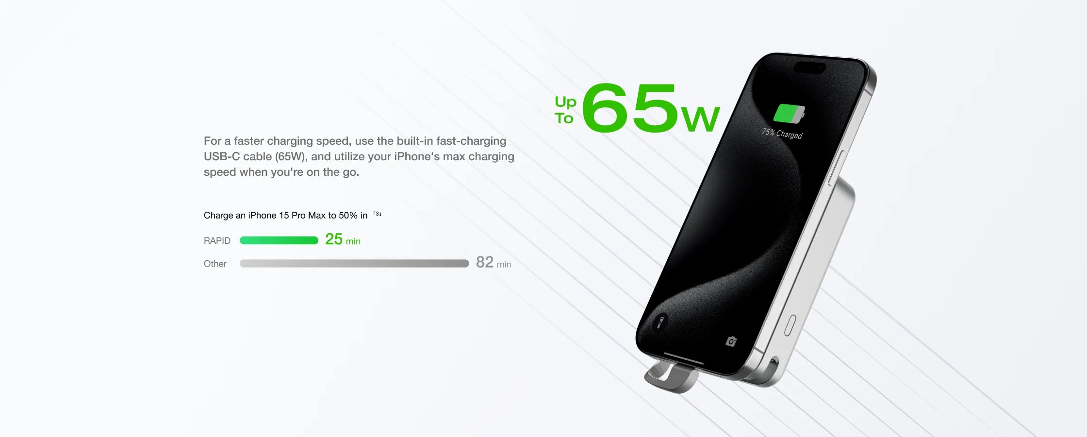 Flash charge and recharge with RAPID power