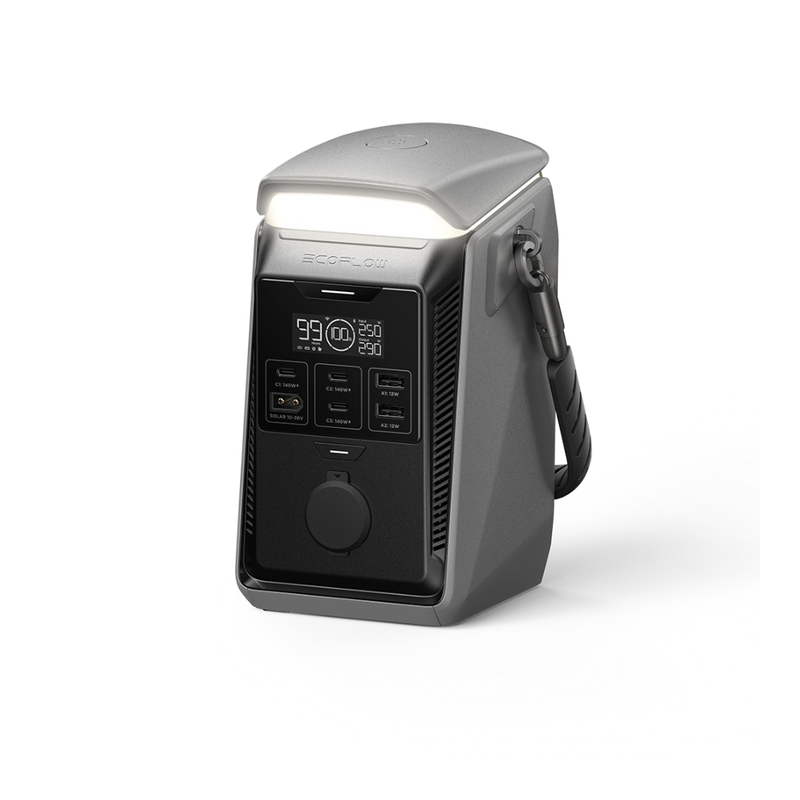 Load image into Gallery viewer, Portable power station with digital display on a white background