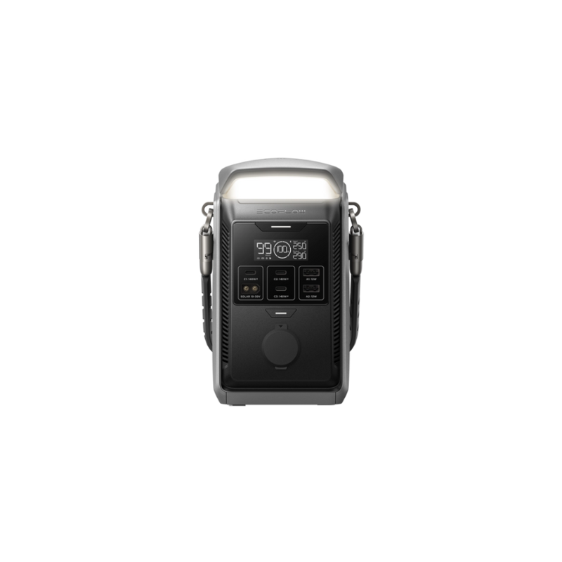 Load image into Gallery viewer, Portable power station with digital display on a white background