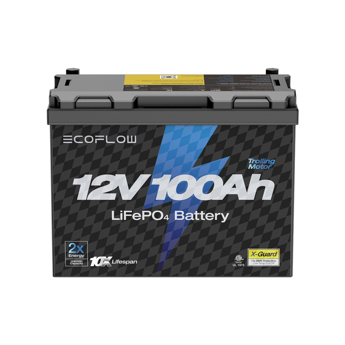 EcoFlow Lithium 12V 100Ah Deep Cycle LiFePO4 Battery